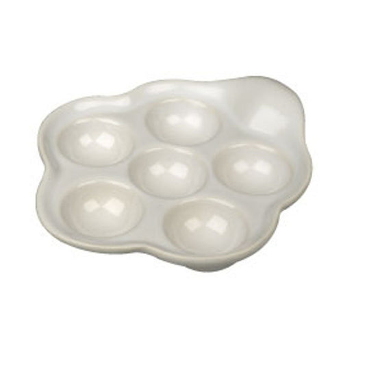 Revol French Classics Porcelain White Snail Dish 16cm Pack of 6