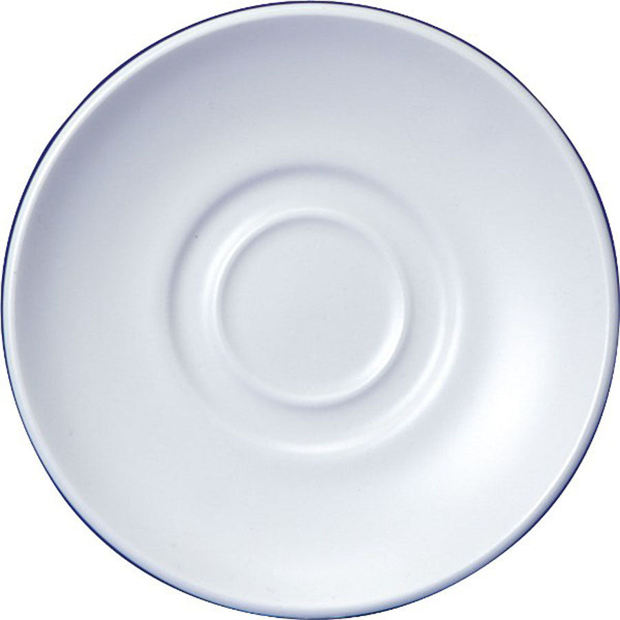 Churchill White Holloware Vitrified Porcelain White Round Maple Coffee Saucer 12.7cm Pack of 24