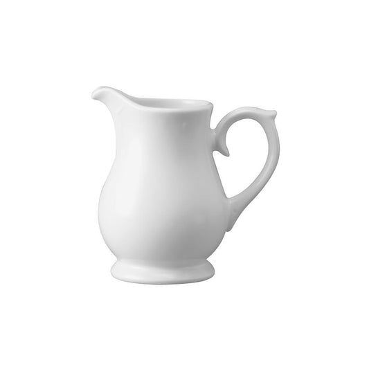 Churchill White Holloware Vitrified Porcelain White Sandringham Jug 14cl 4.9oz Pack of 4