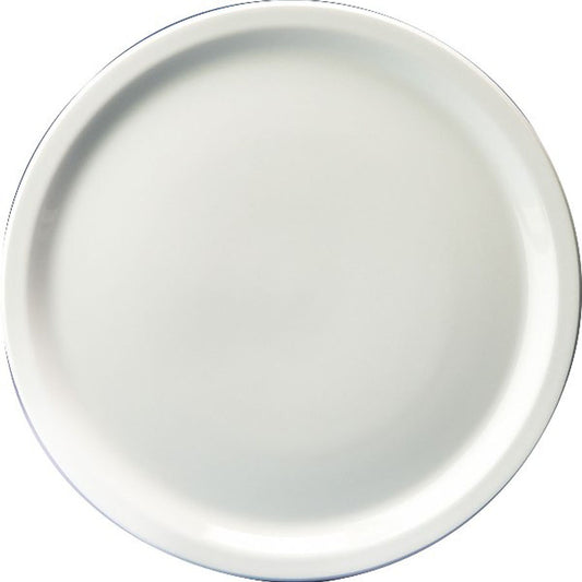 Churchill Nova Vitrified Porcelain White Round Pizza/Cake Plate 34cm Pack of 6