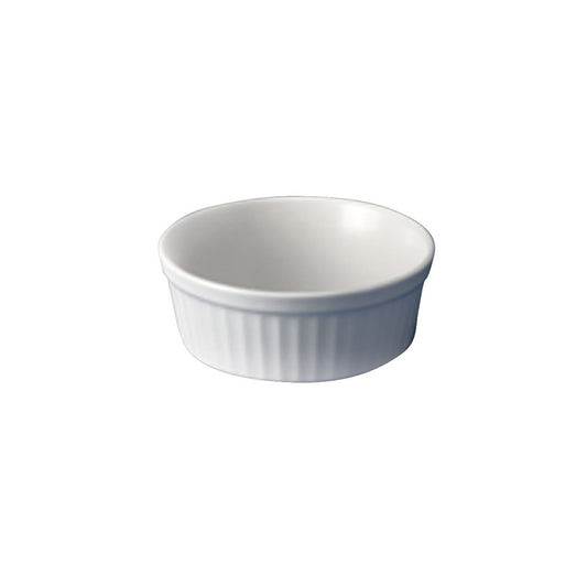 Churchill Cookware Vitrified Porcelain White Round Stackable Pie Dish 13.5cm 50cl 17.6oz Pack of 12