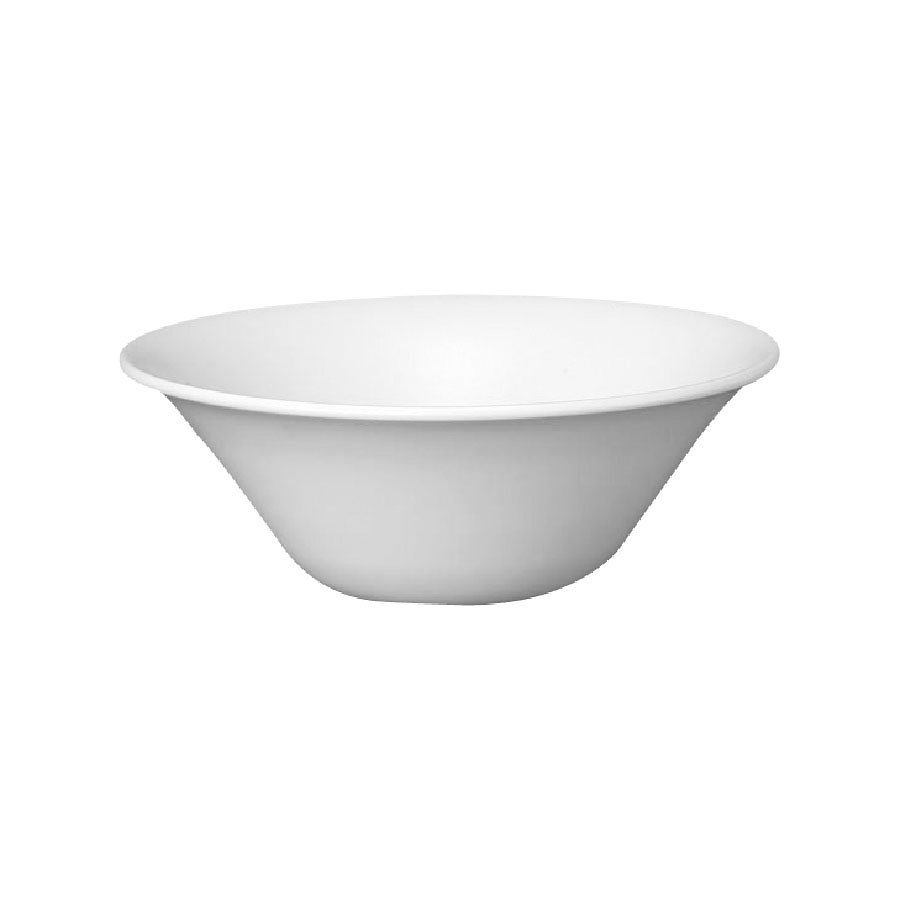 Churchill Mediterranean Vitrified Porcelain White Round Salad Bowl 21.3cm 80cl 28.2oz Pack of 12