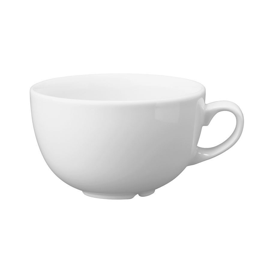 Churchill Café Vitrified Porcelain White Cappuccino Cup 50cl 17.6oz Pack of 6