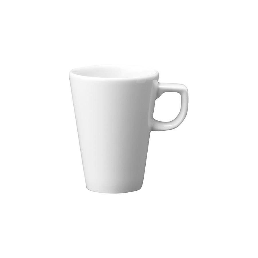 Churchill Beverage Collection Vitrified Porcelain White Café Latte Mug 34cl 12oz Pack of 12