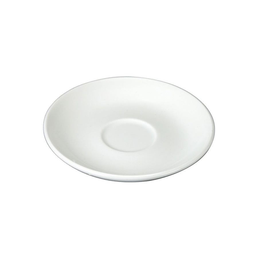 Churchill Ultimo Vitrified Porcelain White Round Small Coupe Saucer 12cm For B1931 Pack of 24