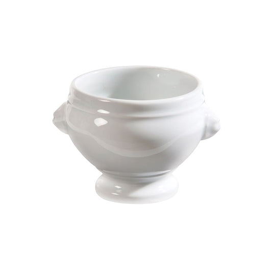 Revol French Classics Porcelain White Round Lions Head Soup Bowl 10.4x8cm 25cl Pack of 6