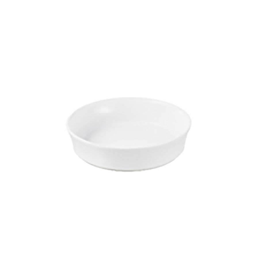 Revol Alexandrie Porcelain White Round Crème Brûlée Dish 14x3.5cm 24cl Pack of 6