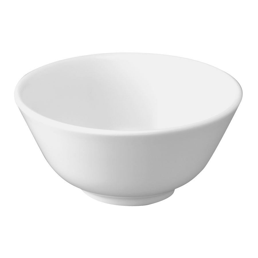 Churchill Whiteware Vitrified Porcelain Round Footed Rice Bowl 11.5cm 28cl 9.9oz Pack of 24