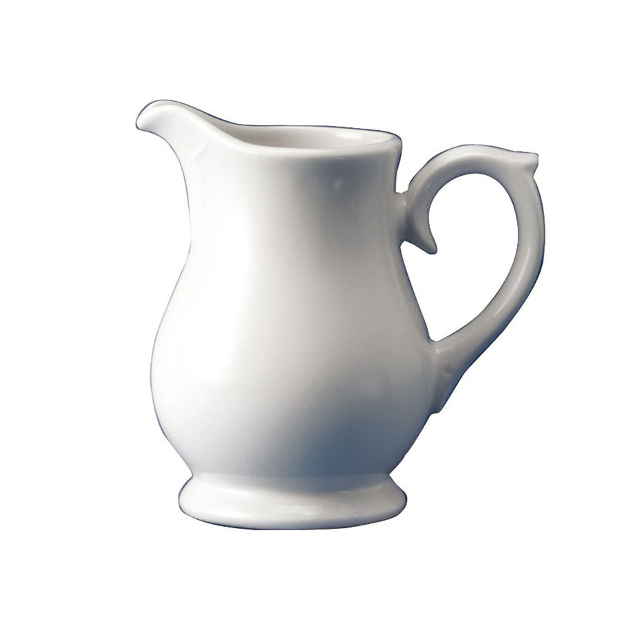 Churchill White Holloware Vitrified Porcelain White Sandringham Jug 56cl 19.7oz Pack of 4