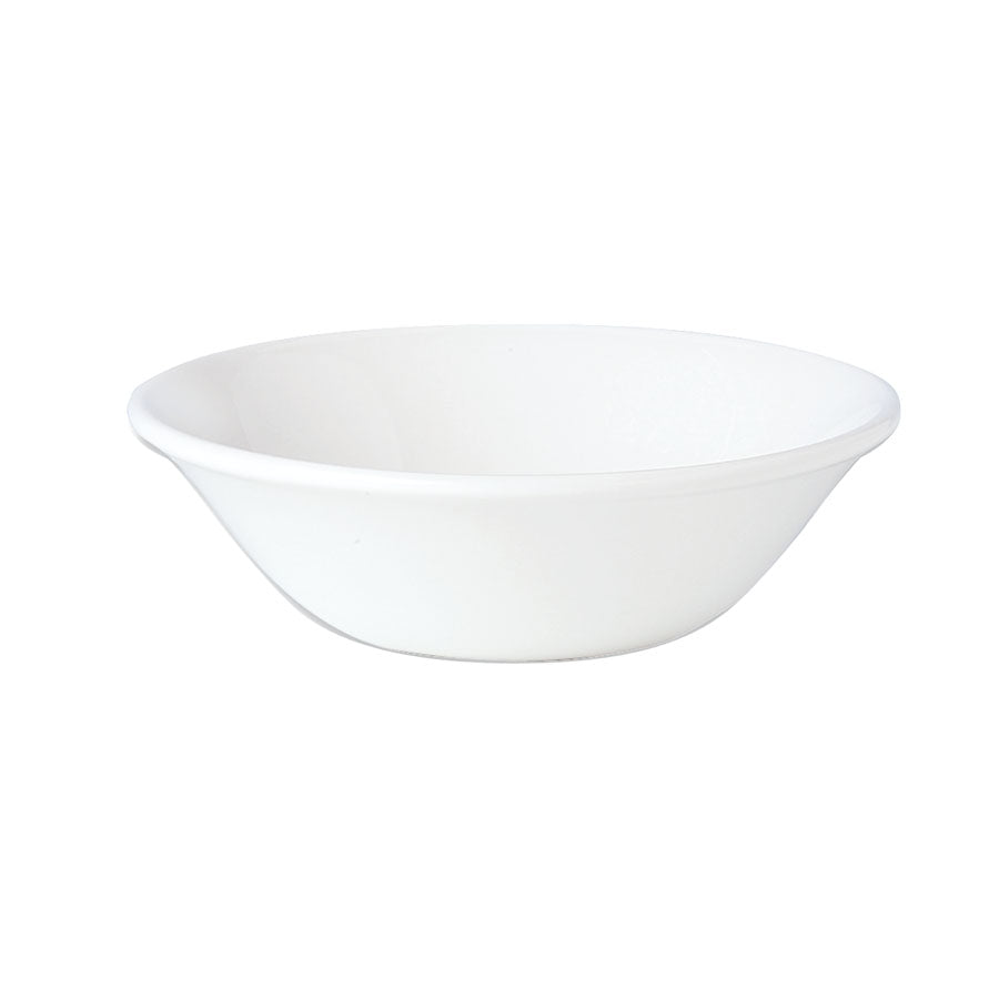 Steelite Simplicity Vitrified Porcelain White Round Oatmeal Bowl 16cm Pack of 36