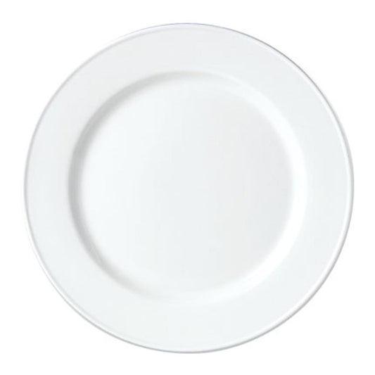 Steelite Simplicity Vitrified Porcelain White Round Plate 23cm Pack of 24