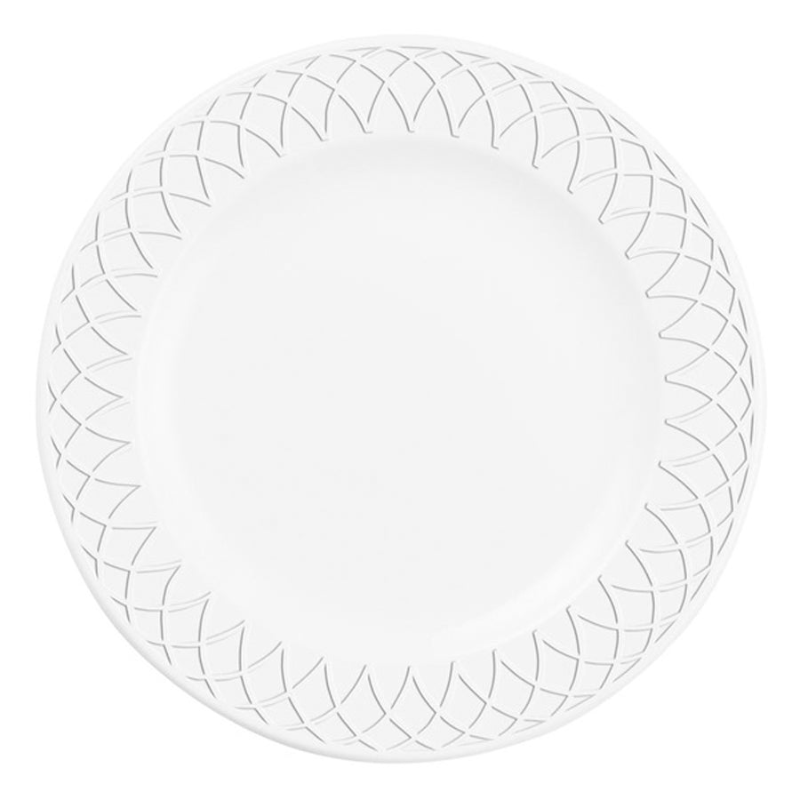 Churchill Alchemy Jardin Fine China White Round Plate 23cm Pack of 12