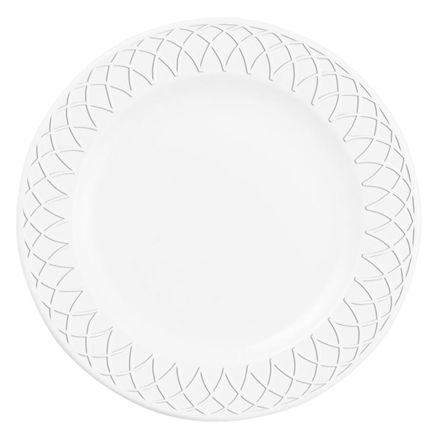 Churchill Alchemy Jardin Fine China White Round Plate 25.4cm Pack of 12