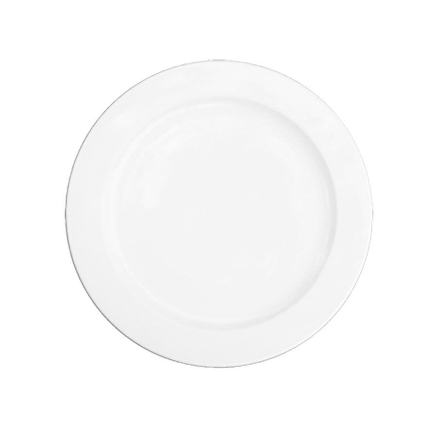 Churchill Alchemy White Fine China Round Plate 23cm 9 Inch Pack of 12