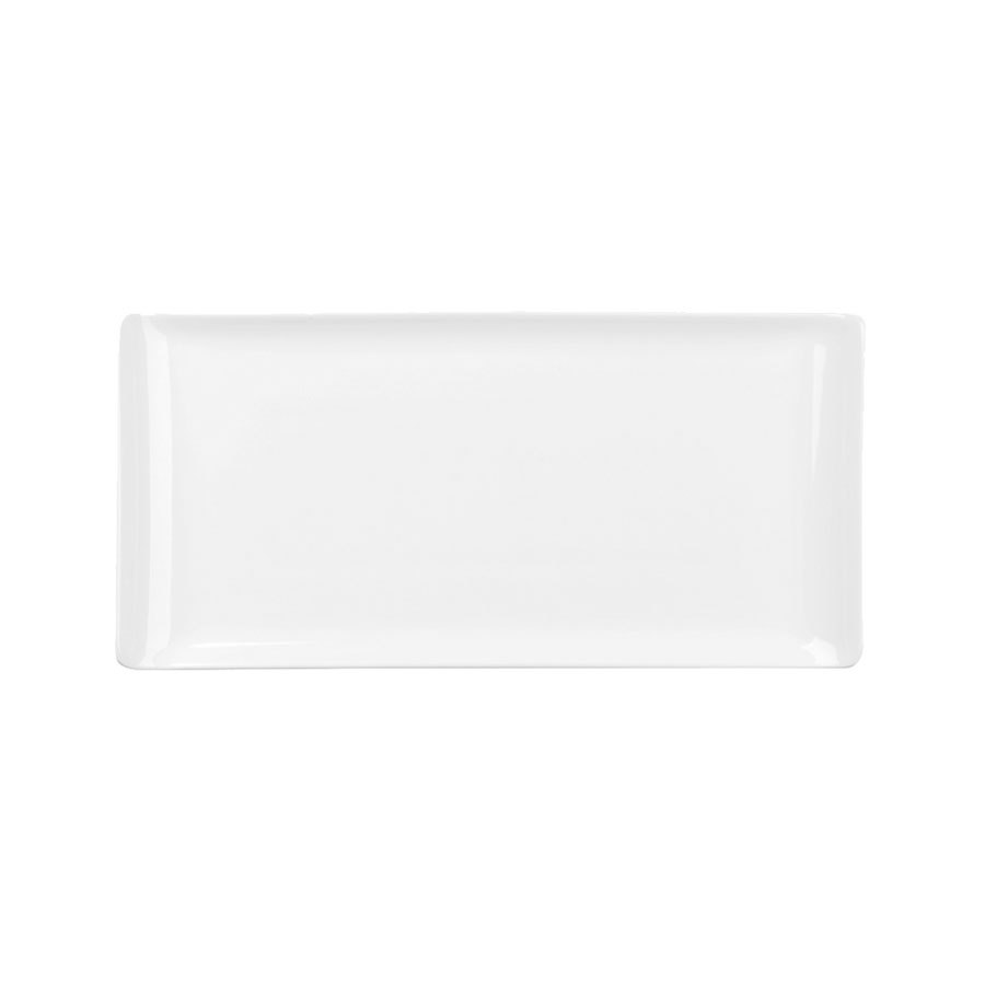 Churchill Buffet Alchemy Fine China White Rectangular Buffet Tray 14.5x30cm Pack of 6