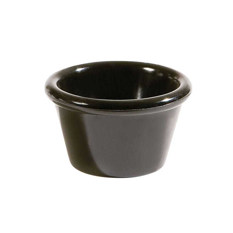 Mirage Piccolo Melamine Black Round Ramekin 6cm 1.5oz