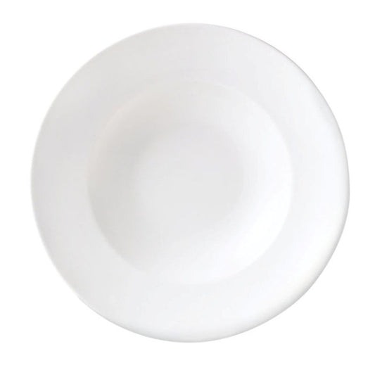 Steelite Monaco Vitrified Porcelain White Round Nouveau Bowl 23cm Pack of 24