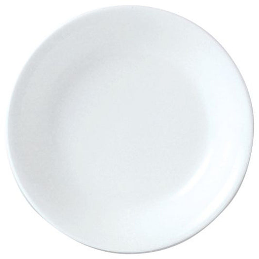 Steelite Simplicity Vitrified Porcelain White Round Coupe Soup Bowl 19cm Pack of 24