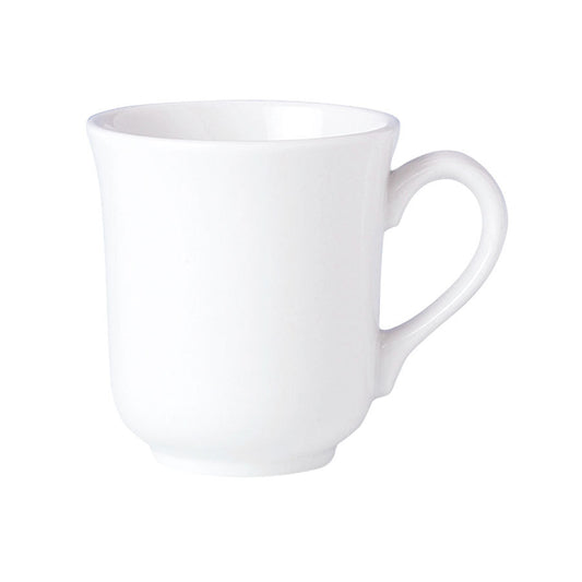 Steelite Simplicity Vitrified Porcelain White Club Mug 28.5cl Pack of 36