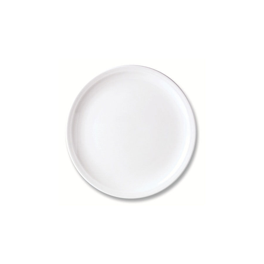 Steelite Simplicity Vitrified Porcelain White Plate Cresta 20.25cm 8 Inch Pack of 24