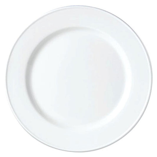 Steelite Simplicity Vitrified Porcelain White Round Plate 20.25cm Pack of 24