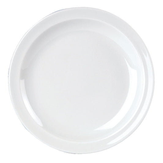 Steelite Simplicity Vitrified Porcelain White Round Soup Plate 23cm Pack of 24