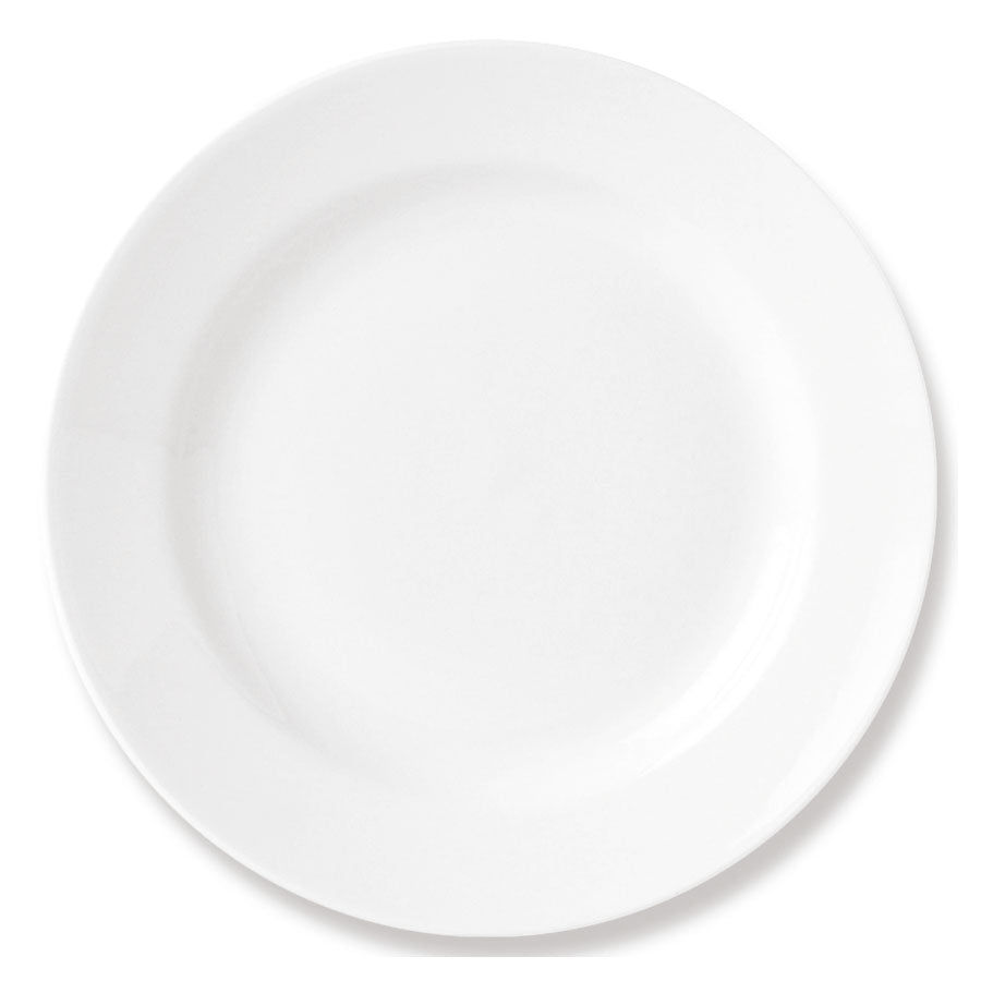 Steelite Simplicity Vitrified Porcelain White Round Harmony Plate 27cm Pack of 24