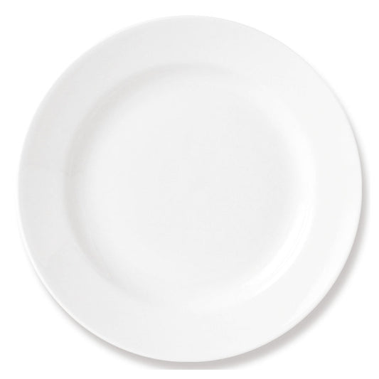 Steelite Simplicity Vitrified Porcelain White Round Harmony Plate 23cm Pack of 24