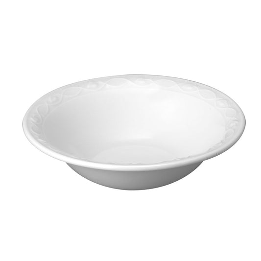 Churchill Chateau Blanc Vitrified Porcelain White Round Oatmeal Bowl 15.2cm Pack of 24