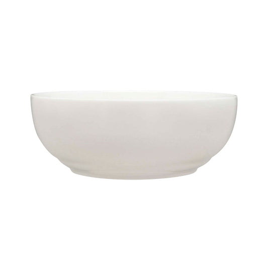 Elia Glacier Bone China White Round Oatmeal Bowl 13.5cm Pack of 4