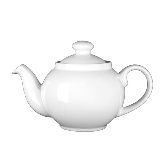 Steelite Simplicity Vitrified Porcelain White Teapot 42.5cl 15oz Pack of 6