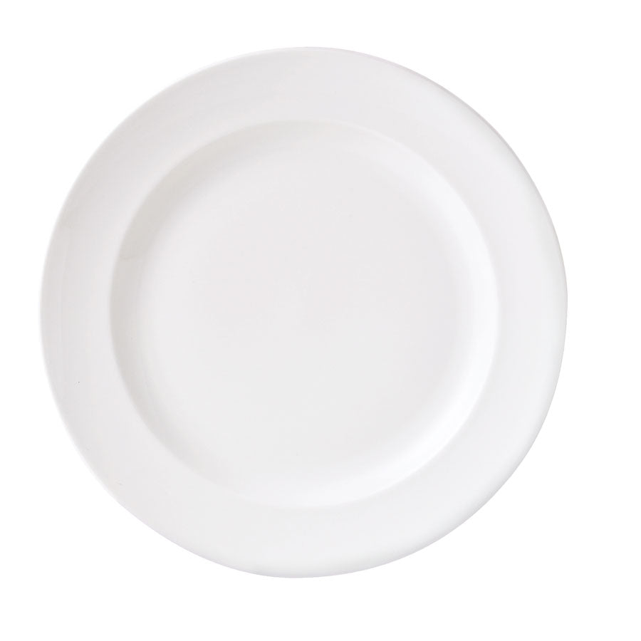 Steelite Monaco Vitrified Porcelain White Round Vogue Plate 32cm Pack of 6