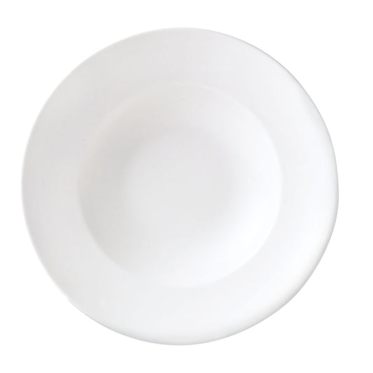 Steelite Monaco Vitrified Porcelain White Round Nouveau Bowl 30cm Pack of 6