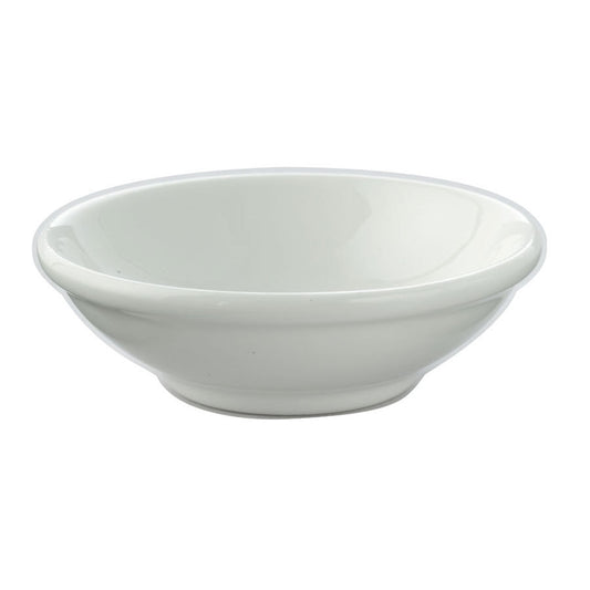 Steelite Monaco Vitrified Porcelain White Round Mandarin Dish 8.5cl Pack of 12