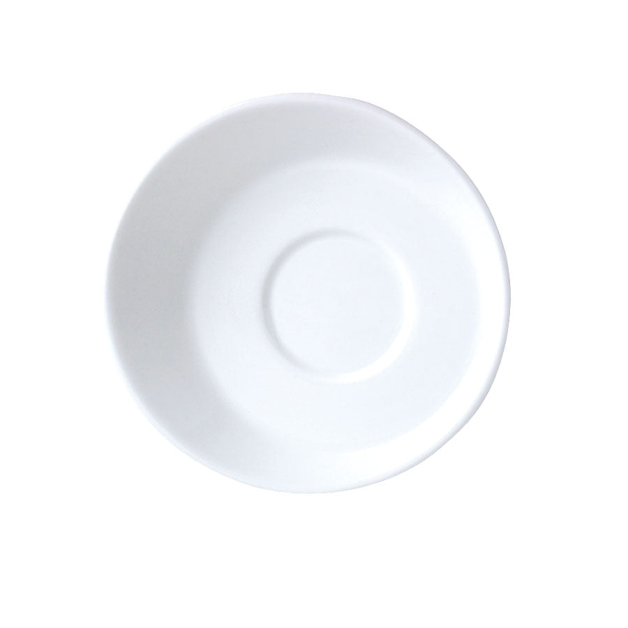 Steelite Monaco Vitrified Porcelain White Round Saucer 15.25cm Pack of 24