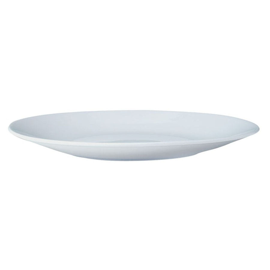 Steelite Monaco Vitrified Porcelain White Round Contour Plate 15.25cm Pack of 36