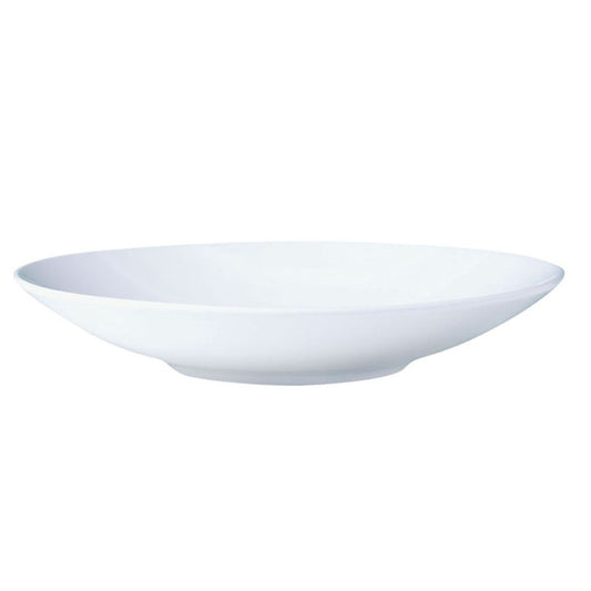 Steelite Monaco Vitrified Porcelain White Round Contour Bowl 25.5cm Pack of 12