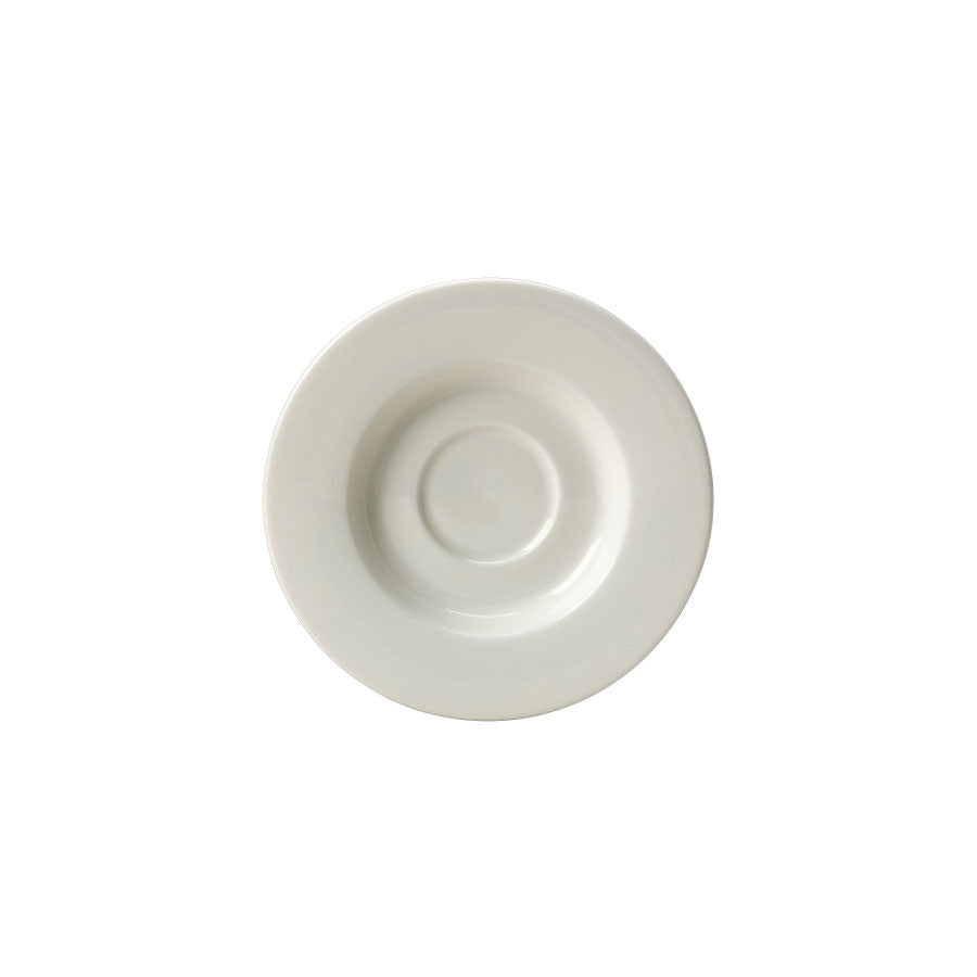 Steelite Monaco Vitrified Porcelain White Round Saucer 6.5 Inch Pack of 36