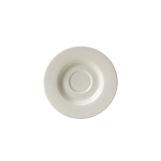 Steelite Monaco Vitrified Porcelain White Round Saucer 6.5 Inch Pack of 36