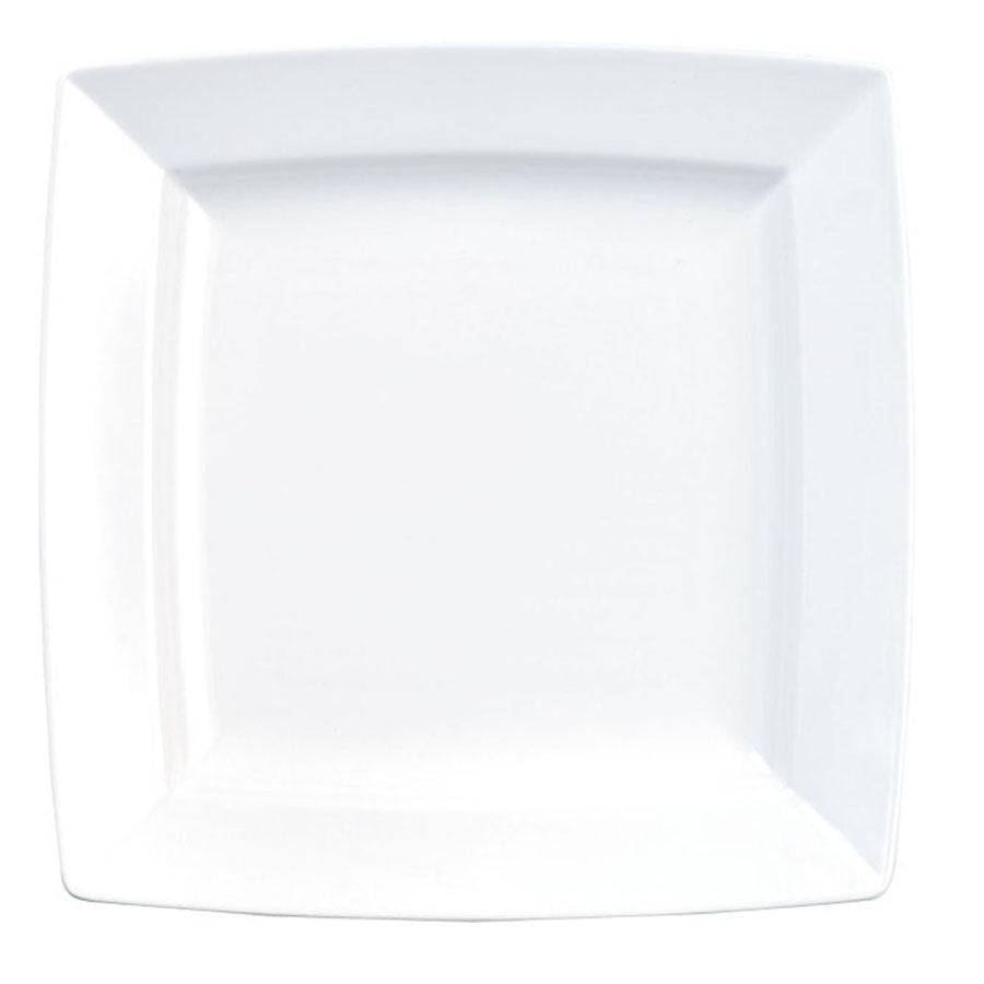 Churchill Energy Alchemy Fine China White Square Plate 28cm Pack of 6