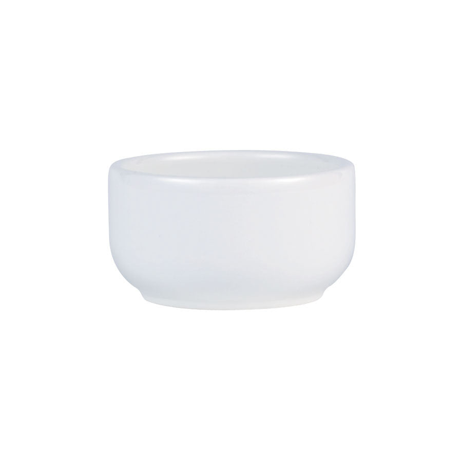 Churchill Cook & Serve Alchemy Fine China White Round Plain Ramekin 7.5x4cm 12.5cl 4.4oz Pack of 24