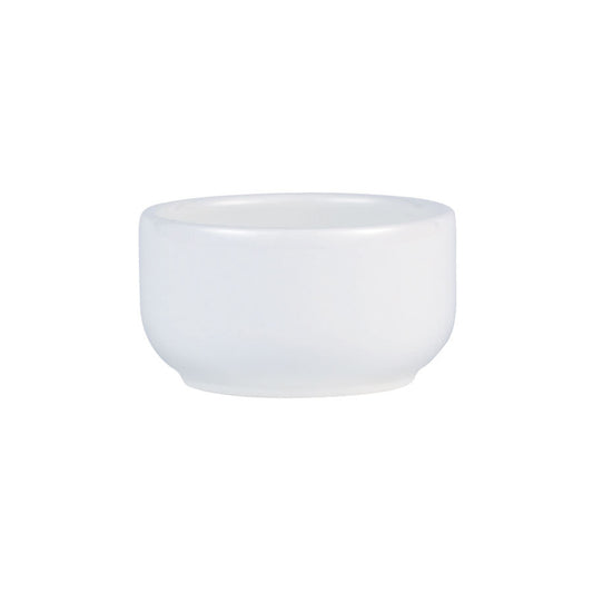 Churchill Cook & Serve Alchemy Fine China White Round Plain Ramekin 7.5x4cm 12.5cl 4.4oz Pack of 24