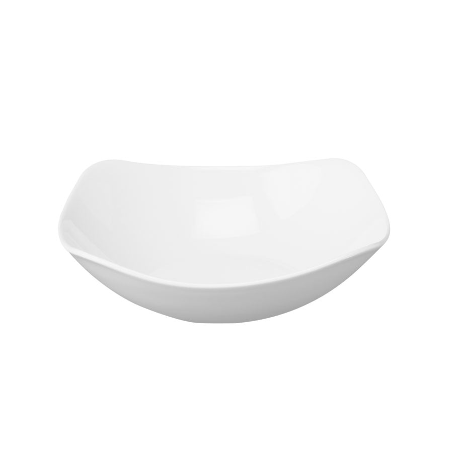 Churchill X Squared Vitrified Porcelain White Square Bowl 20.7cm 93.8cl 33oz Pack of 12