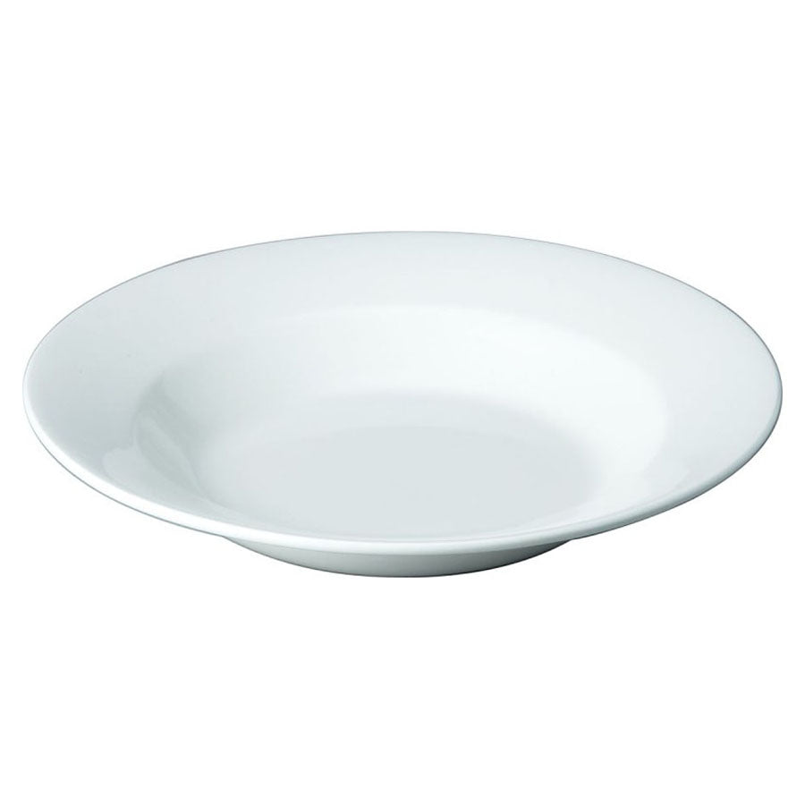 Churchill Classic Vitrified Porcelain White Round Pasta/Soup Bowl 28cm 68.2cl 24oz Pack of 12