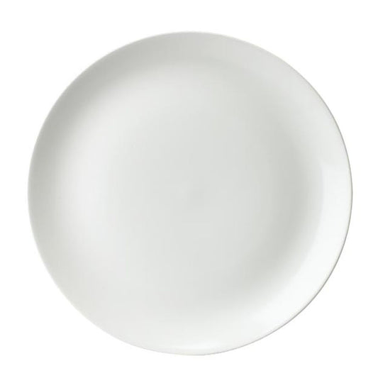 Churchill Evolve Vitrified Porcelain White Round Intermediate Coupe Plate 26cm Pack of 12