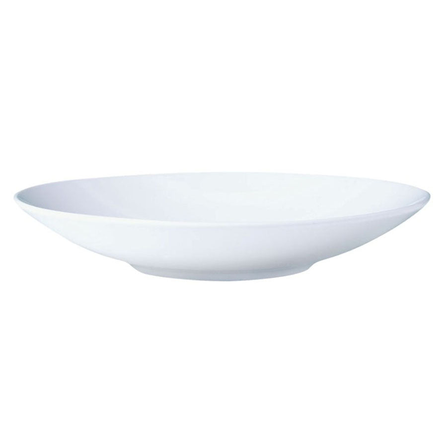 Steelite Monaco Vitrified Porcelain White Round Contour Bowl 15.25cm Pack of 36