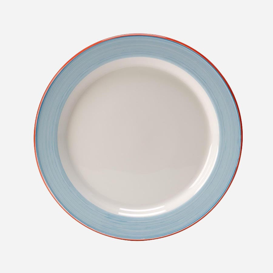 Steelite Rio Vitrified Porcelain Round Blue Plate 27cm Pack of 24