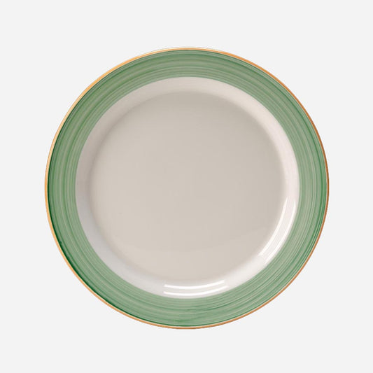 Steelite Rio Vitrified Porcelain Round Green Plate 27cm Pack of 24