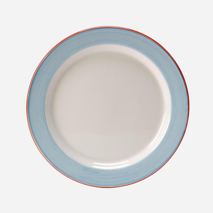 Steelite Rio Vitrified Porcelain Round Blue Plate 25.5cm Pack of 24