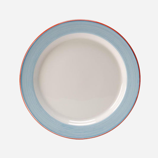 Steelite Rio Vitrified Porcelain Round Blue Plate 25.5cm Pack of 24